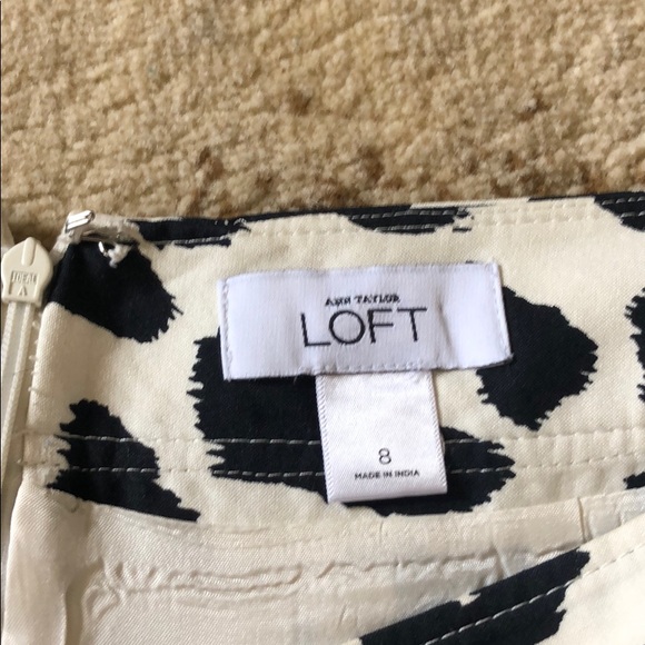 Leopard print skirt; size 8; great condition - Picture 4 of 5